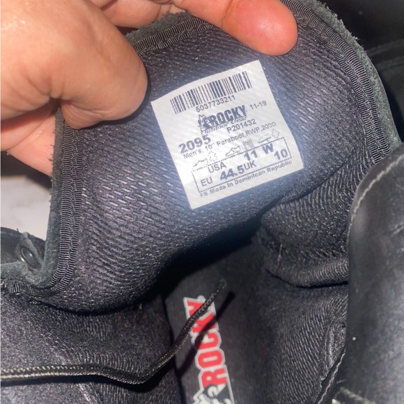 Boots Rocky 10" Paratrooper Side Zipper Waterproof Boot. NEW - Picture 6 of 6